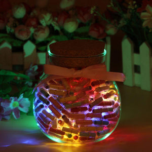100pcs DIY Glow Capsule Letter Message in Bottle Wish Pil