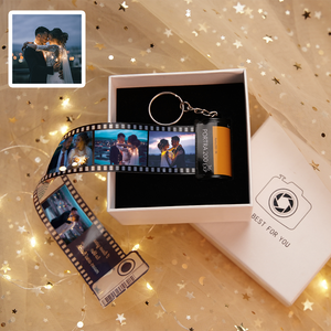 Personalised Camera Roll Keyrings Photo Keyrings Gifts For Her