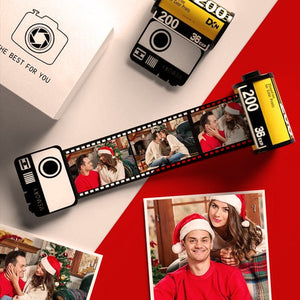Custom Photo Camera Film Roll Keychain Unique Gifts For Christmas