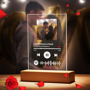 Personalized Spotify Code Music Plaque Night Light-Gifts For Lover