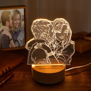 Photo Lamp Personalized 3D Night Light Best Gift Choice For Lover