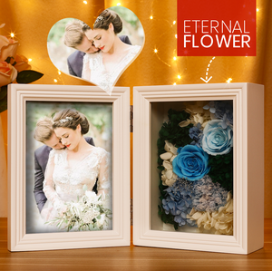 Personalised Flower Shadow Boxes With Your Photo