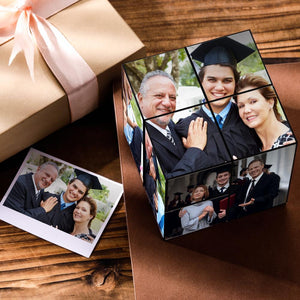 Custom Magic Folding Photo rubic's Cube | Personalized Graduation Gifts