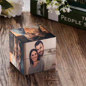 Anniversary Gifts Custom Multi Photo Folding Magic rubic's Cube