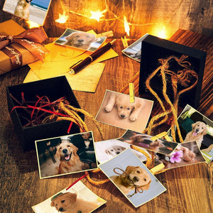 Custom Photo Christmas Box DIY Gift for Cute Pet
