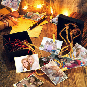 Custom Photo Christmas Box DIY Gift for Best friend Buddies