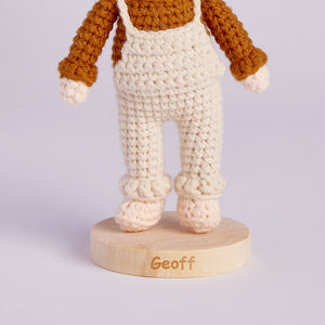 10cm Crochet Doll Custom Name Base Stand - CustomPhotoWallet
