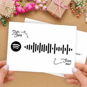 Custom Spotify Code Music Cards With Your Song