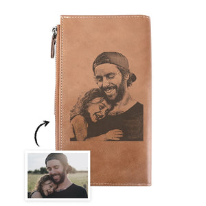 SPECIAL GIFT BIFOLD CUSTOM PHOTO WALLET LONG STYLE