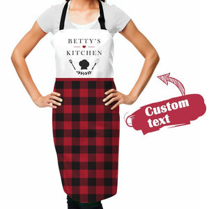 Custom Text Apron Personalized Apron Gifts for Mom
