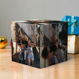 Custom Multi Photo Folding Magic rubic's Cube Best Friends