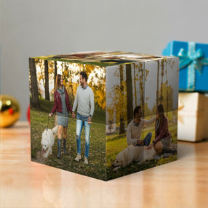 Custom Multi Photo Folding Magic rubic's Cube Cute Pet