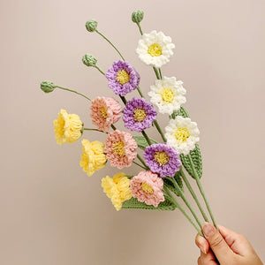 Bell Orchid Crochet Flower Handmade Knitted Flower Gift for Lover - Myphotowallet