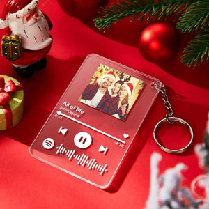 Christmas Gifts Personalised Spotify Keyring Spotify Code Keyring
