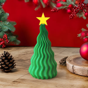 3D Printed Christmas Tree Home Decoration Christmas Gift Height 5.12in - CustomPhotoWallet