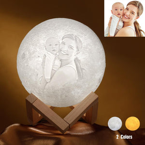 Gifts For Mum Moon Lamp Personalised 3D Photo Moon Lamp UK