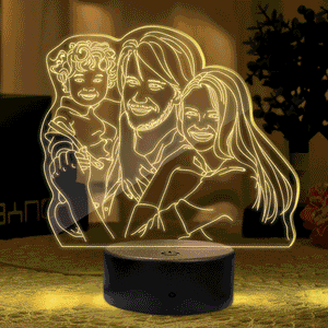 Custom 3D Photo Lamp Led Personalized Colorful Night Light Gift for Family