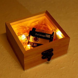 Film Roll Keychain Gift Box With Light Set